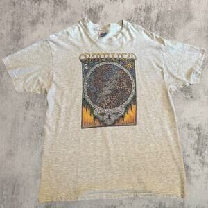 1994 Grateful Dead Fractal Skull T Shirt RARE